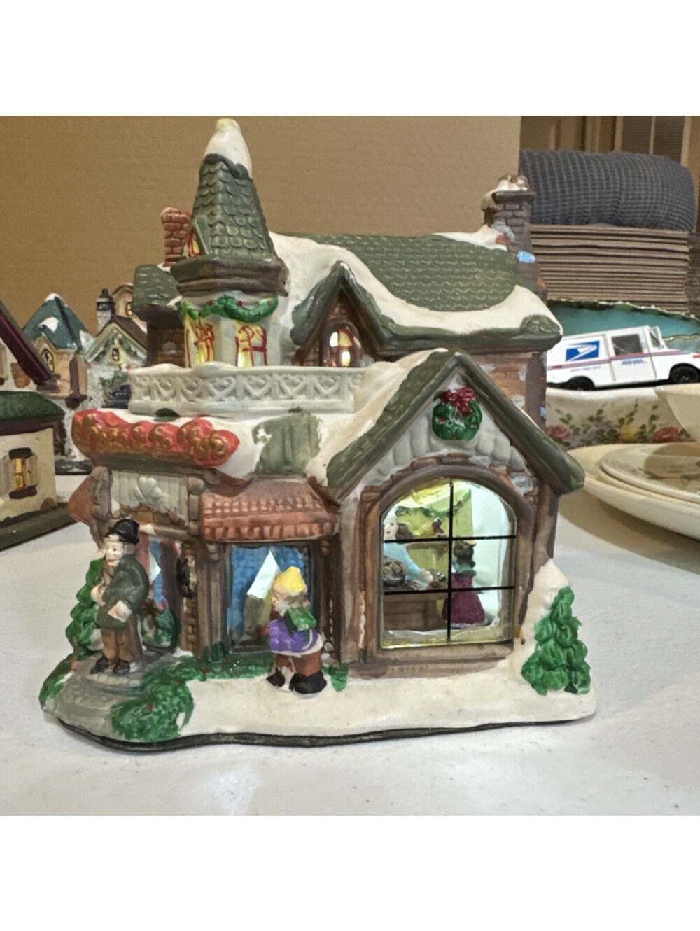 The Chocolate Shop" (or Chocolate Shoppe) from the Christmas Streets Village